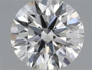 Picture of Natural Diamond 0.40 Carats, Round with Excellent Cut, H Color, SI1 Clarity and Certified by IGI