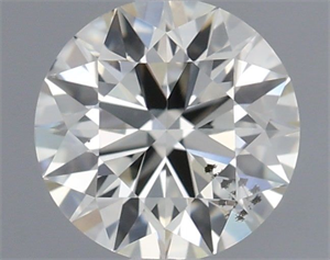 Picture of Natural Diamond 0.46 Carats, Round with Excellent Cut, I Color, SI2 Clarity and Certified by IGI