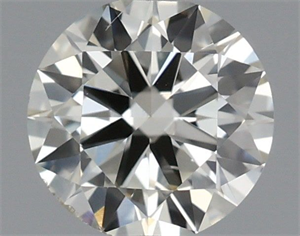 Picture of Natural Diamond 0.41 Carats, Round with Excellent Cut, J Color, SI1 Clarity and Certified by IGI
