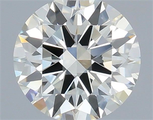 Picture of Natural Diamond 0.55 Carats, Round with Excellent Cut, I Color, SI1 Clarity and Certified by IGI