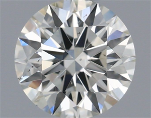 Picture of Natural Diamond 0.41 Carats, Round with Excellent Cut, I Color, SI1 Clarity and Certified by IGI