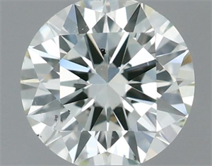 Picture of Natural Diamond 0.40 Carats, Round with Excellent Cut, J Color, VS2 Clarity and Certified by IGI