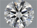 Natural Diamond 0.40 Carats, Round with Excellent Cut, H Color, SI1 Clarity and Certified by IGI