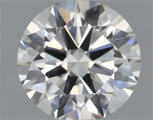 Picture of Natural Diamond 0.40 Carats, Round with Excellent Cut, H Color, SI1 Clarity and Certified by IGI