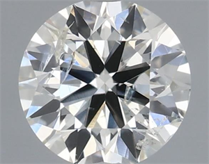 Foto Diamante Natural 0.43 quilates, Redondo , Color H, claridad SI2 y certificado IGI de