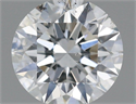 Natural Diamond 0.50 Carats, Round with Excellent Cut, E Color, SI1 Clarity and Certified by IGI