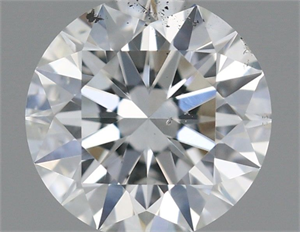 Picture of Natural Diamond 0.50 Carats, Round with Excellent Cut, E Color, SI1 Clarity and Certified by IGI