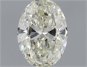 Natural Diamond 0.47 Carats, Oval with  Cut, I Color, VS1 Clarity and Certified by IGI