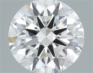 Picture of Natural Diamond 0.41 Carats, Round with Excellent Cut, H Color, IF Clarity and Certified by IGI