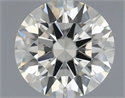 Diamante Natural 0.55 quilates, Redondo , Color J, claridad IF y certificado IGI