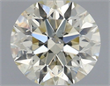 Natural Diamond 0.40 Carats, Round with Excellent Cut, L Color, SI1 Clarity and Certified by IGI