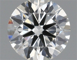 Picture of Natural Diamond 0.45 Carats, Round with Excellent Cut, H Color, SI1 Clarity and Certified by IGI