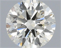 Natural Diamond 0.40 Carats, Round with Excellent Cut, J Color, VVS2 Clarity and Certified by IGI
