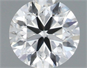 Diamante Natural 0.40 quilates, Redondo , Color F, claridad VVS2 y certificado IGI