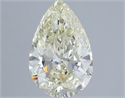 Natural Diamond 1.54 Carats, Pear with  Cut, K Color, VS1 Clarity and Certified by IGI