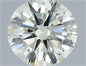 Natural Diamond 0.40 Carats, Round with Excellent Cut, L Color, SI1 Clarity and Certified by IGI