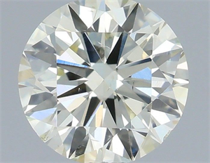 Picture of Natural Diamond 0.40 Carats, Round with Excellent Cut, L Color, SI1 Clarity and Certified by IGI
