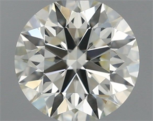 Picture of Natural Diamond 0.44 Carats, Round with Excellent Cut, K Color, VVS1 Clarity and Certified by IGI