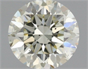 Diamante Natural 0.43 quilates, Redondo , Color K, claridad SI1 y certificado IGI