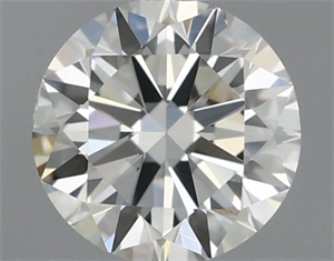 Picture of Natural Diamond 0.40 Carats, Round with Excellent Cut, H Color, VVS2 Clarity and Certified by IGI