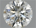 Natural Diamond 0.40 Carats, Round with Excellent Cut, I Color, SI1 Clarity and Certified by IGI