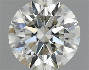 Picture of Natural Diamond 0.40 Carats, Round with Excellent Cut, I Color, SI1 Clarity and Certified by IGI
