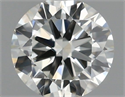Natural Diamond 0.40 Carats, Round with Very Good Cut, I Color, SI1 Clarity and Certified by IGI