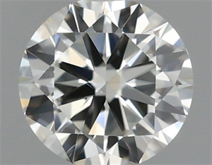 Picture of Natural Diamond 0.40 Carats, Round with Very Good Cut, I Color, SI1 Clarity and Certified by IGI
