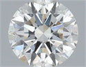 Natural Diamond 0.41 Carats, Round with Excellent Cut, H Color, SI1 Clarity and Certified by IGI