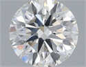 Natural Diamond 0.40 Carats, Round with Excellent Cut, H Color, SI1 Clarity and Certified by IGI