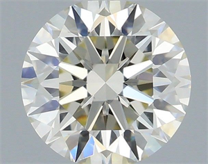 Picture of Natural Diamond 0.46 Carats, Round with Excellent Cut, J Color, VVS2 Clarity and Certified by IGI