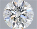 Natural Diamond 0.40 Carats, Round with Very Good Cut, H Color, SI2 Clarity and Certified by IGI