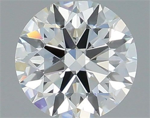 Picture of Natural Diamond 0.45 Carats, Round with Excellent Cut, H Color, VS2 Clarity and Certified by IGI