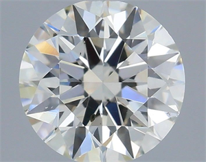 Picture of Natural Diamond 0.45 Carats, Round with Excellent Cut, H Color, SI1 Clarity and Certified by IGI