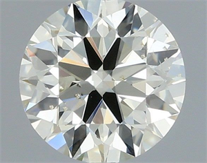 Foto Diamante Natural 0.40 quilates, Redondo , Color K, claridad SI1 y certificado IGI de