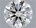 Diamante Natural 0.51 quilates, Redondo , Color H, claridad VS1 y certificado IGI