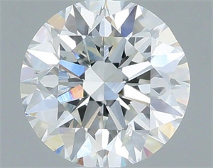 Picture of Natural Diamond 0.50 Carats, Round with Excellent Cut, F Color, SI1 Clarity and Certified by IGI