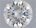 Natural Diamond 0.51 Carats, Round with Very Good Cut, H Color, SI2 Clarity and Certified by IGI