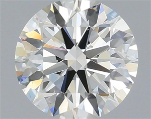 Picture of Natural Diamond 0.57 Carats, Round with Excellent Cut, I Color, VS2 Clarity and Certified by IGI