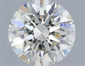 Picture of Natural Diamond 0.56 Carats, Round with Excellent Cut, I Color, VS2 Clarity and Certified by IGI