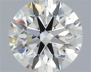Picture of Natural Diamond 0.55 Carats, Round with Excellent Cut, I Color, VVS2 Clarity and Certified by IGI