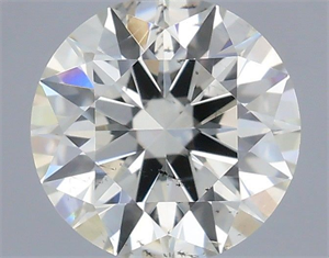 Picture of Natural Diamond 0.41 Carats, Round with Excellent Cut, J Color, SI1 Clarity and Certified by IGI