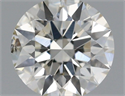 Natural Diamond 0.46 Carats, Round with Excellent Cut, I Color, SI2 Clarity and Certified by IGI