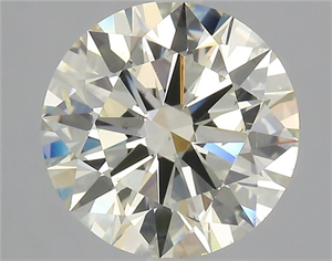 Foto Diamante Natural 3.08 quilates, Redondo , Color L, claridad SI1 y certificado HRD de