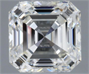 Natural Diamond 0.97 Carats, Asscher with  Cut, H Color, VVS1 Clarity and Certified by GIA