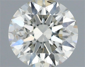 Picture of Natural Diamond 0.40 Carats, Round with Excellent Cut, I Color, SI2 Clarity and Certified by IGI