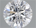 Diamante Natural 0.60 quilates, Redondo , Color D, claridad IF y certificado GIA