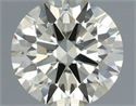 Diamante Natural 0.54 quilates, Redondo , Color L, claridad VVS1 y certificado IGI