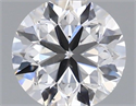 Natural Diamond 0.46 Carats, Round with Very Good Cut, D Color, SI1 Clarity and Certified by IGI