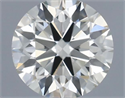 Natural Diamond 0.40 Carats, Round with Excellent Cut, J Color, VS2 Clarity and Certified by IGI